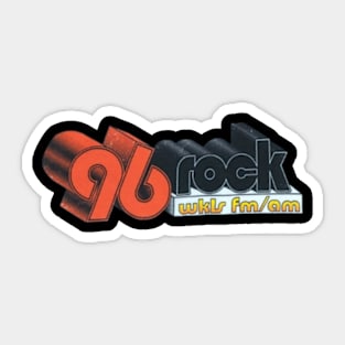 WKLS 96 Rock Atlanta 3D Sticker